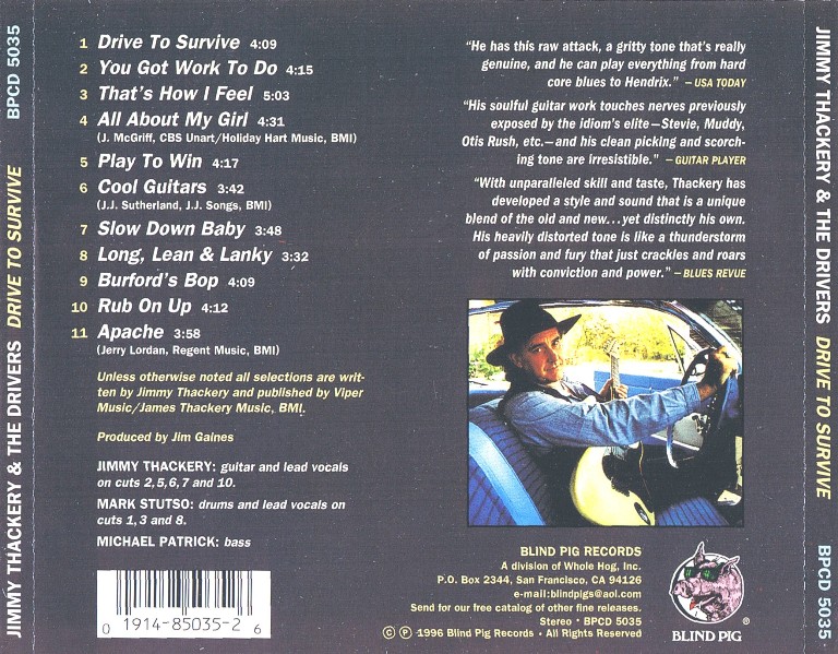 03 - That's How I Feel - 1996 - Drive To Survive